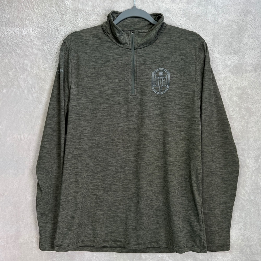 ANETIK Mens Small SD Loyal 1/4 Zip Pullover Performance‎ UPF 30+ Stretch